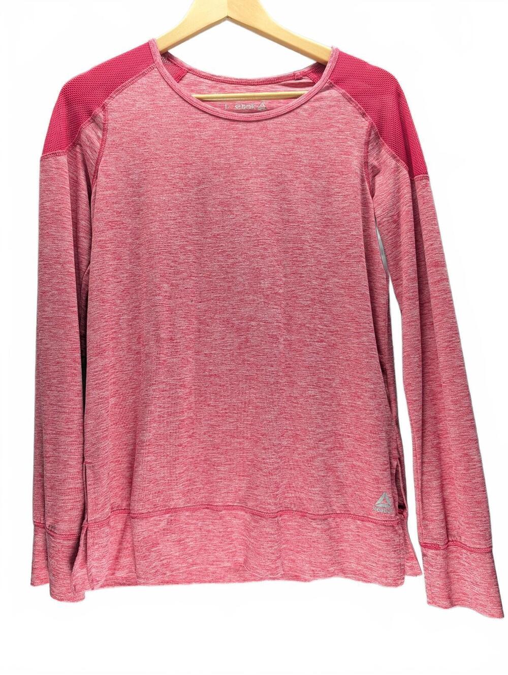 Reebok Women's Lightweight Long Sleeve Athletic Shirt Pink